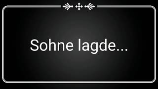 SOHNE LAGDElyrics Sidhu Moosewala PropheC punjabi song lyrics [upl. by Dirraj380]