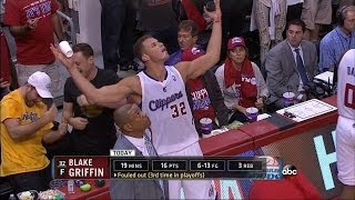 Blake Griffin Throws Water on fan [upl. by Dyer]