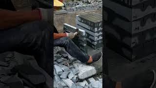 Gray stone processing Good tools and machinery make work easy shorts [upl. by Pen]