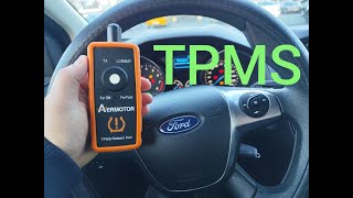 Обучение датчиков давления в шинах ТРMS  Ford focus 3 [upl. by Cato896]