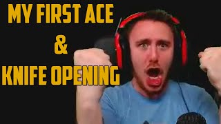 MY FIRST ACE amp KNIFE OPENING Stream Highlight [upl. by Carmena948]