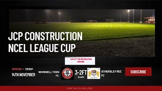 Wombwell Town VS Athersley Rec JCP Construction NCEL League Cup 141123 [upl. by Larry]