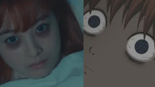 Gintama Anime and Live Action Side by Side Comparison Kagura Cant Sleep [upl. by Simon675]