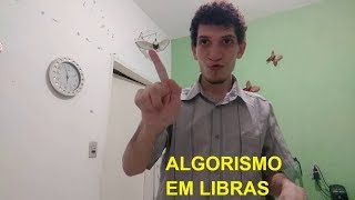 Sinal de ALGARISMO em LIBRAS [upl. by Einatirb502]