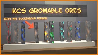 KCs growable ores  Erze anpflanzen und abbauen  ernten in minecraft 120 [upl. by Asenaj]