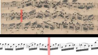 BWV 1007  Cello Suite No1 Scrolling [upl. by Sasha809]