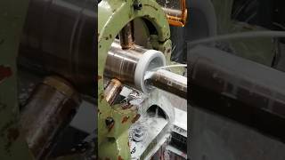 Machining a long stainless steel sleeve on Lathe machine asmr machinist machine lathe chips [upl. by Eido]