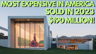 Top 7 Most Expensive Mansions Sold in the United States in 2023 [upl. by Agarhs]