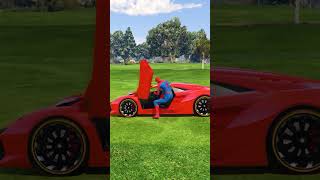 GTA V  SCARY TEACHER AND SPIDERMAN MATCH WHO IS THE RICHEST 😯 shorts [upl. by Evelunn390]