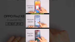 Speed test iPhone 16 pro vs find x8 vs Mate 60 pro viralreels [upl. by Everard827]