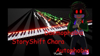 Daemophobia Autophobia  StoryShift Chara  MaximusGames COVER [upl. by Nauqyt]