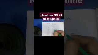 Structure of Neostigmine [upl. by Swan]