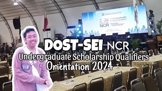 DOSTSEI NCR Undergraduate Scholarship Qualifiers Orientation 2024 at PICC [upl. by Aihppa]