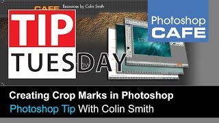 Creating Crop Marks in Photoshop Photoshop Tip  PhotoshopCAFE Tutorial [upl. by Maltzman159]