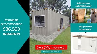 SALE Budget Accommodation FOR SALE 40ft container SPECIAL 36500 [upl. by Llednahc]