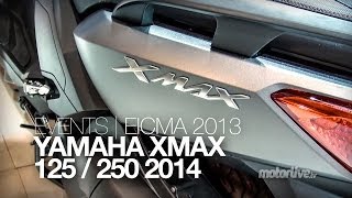 NOUVEAU 2014  EICMA  YAMAHA XMAX 125 amp 250 2014 [upl. by Olenta111]