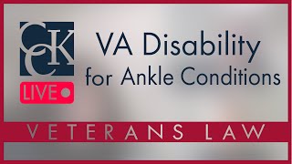 VA Disability Ratings for Ankle Conditions [upl. by Nonah]