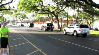 Japanese Emperors motorcade on Oahu [upl. by Parrnell]