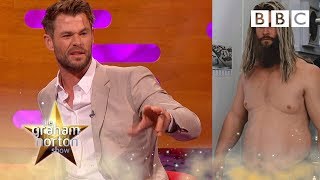 The truth about Chris Hemsworth’s Thor fat suit 😂 The Graham Norton Show  BBC [upl. by Anid]