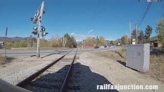 GoPro EMD GP35 Locomotive Plow Ride on Conway Scenic RR CSRX 216 [upl. by Leseil]