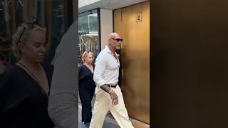 Dave Bautista shows his cool and stylish personality in NYC davebautista mensfashion today [upl. by Vargas253]