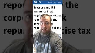 📊 New IRS Rules 1 Excise Tax on Stock Buybacks Explained 💼💸 [upl. by Aicelet]