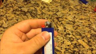 Removing the Child Safety Device from a Bic Lighter [upl. by Eldin608]