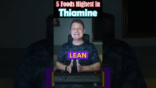 5 Foods Highest in Thiamine Vitamin B1 [upl. by Langsdon]