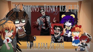 The Afton Family Henry react to William Afton  GCRV  Afton Family  FNAF [upl. by Onafets]