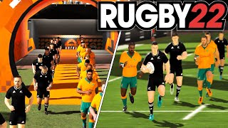 RUGBY 22  My First Game  PRO DIFFICULTY  New Zealand vs Australia Gameplay and Commentary [upl. by Sammie]