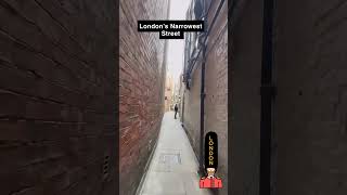 London’s Narrowest street [upl. by Rees]