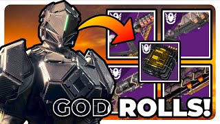 Destiny 2 NEW IKELOS Weapons God Roll Guide Best PVE Perks [upl. by Brout607]