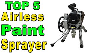 TOP 5 Best Airless Paint Sprayer Review 2024 [upl. by Icram]