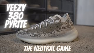 Yeezy 380 Pyrite  The Neutral game UnboxingReview [upl. by Molli]