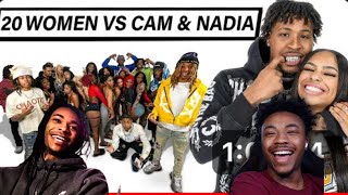 20 Women Vs 2 Influencers Nadia amp Famouscamm [upl. by Atrim]