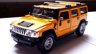 Reviewing the 140 HUMMER H2 by Kinsmart [upl. by Halil]