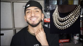 GLD MIAMI CUBAN LINK CHOKER 19mm REVIEW TryON [upl. by Esinek]