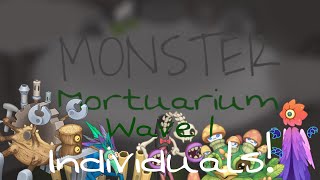 MONSTER MORTUARIUM Wave 1 Individuals Msm fanmade island [upl. by Morrie]