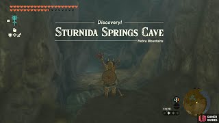 Sturnida Spring Cave Walkthrough  The Legend of Zelda Tears of the Kingdom  Sharv Bit Gaming [upl. by Enihpesoj736]