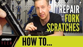 Stanchion  Dropper Post Scratch Repair  GMBN Tech How To [upl. by Meesaw]