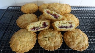 Raspberry Crumble Cookies [upl. by Yerffe]