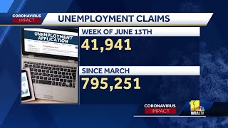 42K new unemployment claims filed for week of June 13 [upl. by Anne]