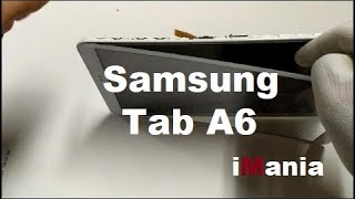 Samsung Tab A6 10 sostituzione vetro touch lcd display repalcement screen T585 T580 [upl. by Aneladdam]