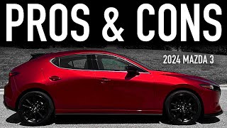 Pros amp Cons of the 2024 Mazda 3 Hatchback Turbo [upl. by Sawyer]