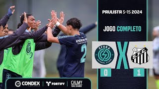 JOGO COMPLETO  SFERA X SANTOS  PAULISTA SUB15 [upl. by Nicholl]