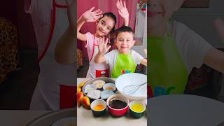 Children make a healthy and delicious pear cake food cooking viralvideo recipe trending kids [upl. by Smart605]