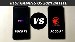 CORVUS OS VS MIUI  POCO F1 SPEEDTEST  CORVUS OS REALLY BETTER THAN MIUI 12 [upl. by Swiercz]