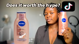 Review on Nivea Radiant and Beauty even glow 95 pure vitamin C body lotion [upl. by Moritz]