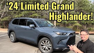 2024 Toyota Grand Highlander Limited Inside amp Out [upl. by Nylg]