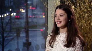 María Dueñas in interview at the New Years Concert 2020 Tallinn [upl. by Elin]